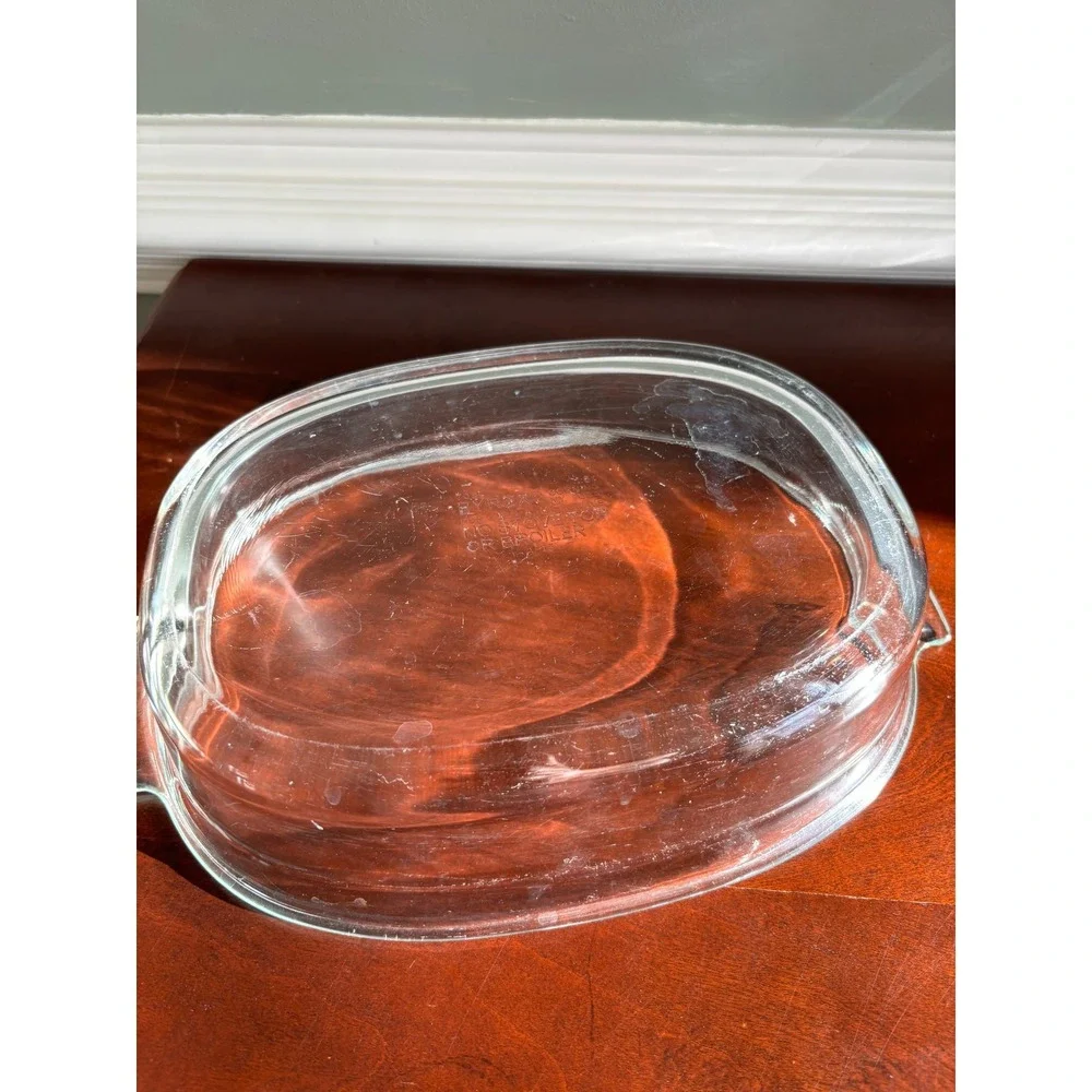 Vintage PYREX Glass Oven Roasting Baking Dish #702